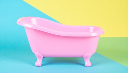 pink bath tub