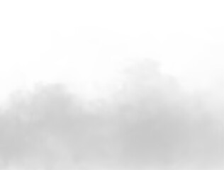 soft, fluffy white cloud with mist and atmospheric haze—ideal for PNG weather cut-outs, realistic sky illustrations, and dreamy climate effects