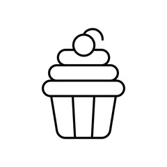 Cupcake Vector icon