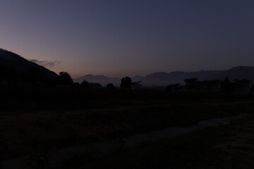 Sunrise in rural South Africa