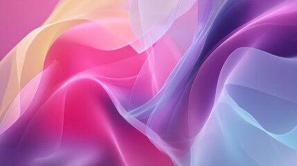 Obraz premium Abstract flowing fabric, vibrant colors