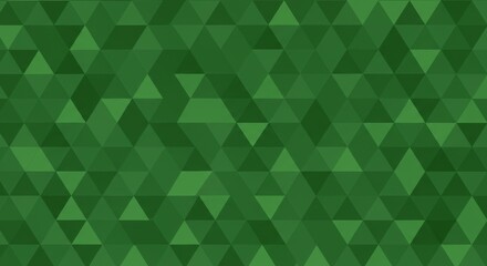 Abstract Background Green Geometric Triangle Pattern