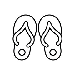 Slippers Vector icon