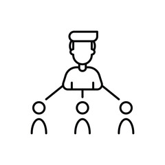 Connection icon vector stock illustration