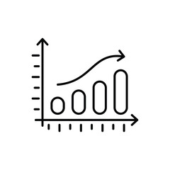 Progress icon vector stock illustration