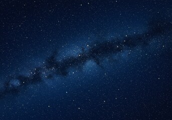 Abstract Background Illustration of Deep Space Galaxy With Stars