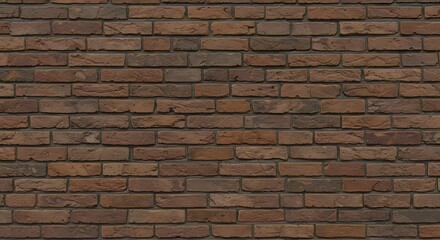 Obraz premium Detailed Brick Wall Texture with Earthy Tones Pattern