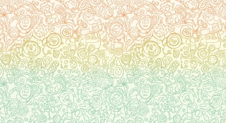 Abstract Background Illustration With Pastel Gradient