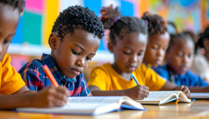 Fototapeta premium Education For All: Read, Write, Thrive