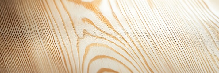 Light Beige Wood Grain Background with Natural Texture for Design and Decor