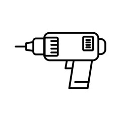 electric drill vector icon