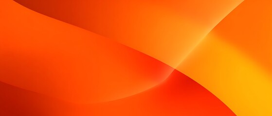 Orange abstract background with smooth gradients and light and shadow.