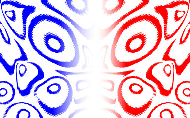 seamless pattern with red flowers