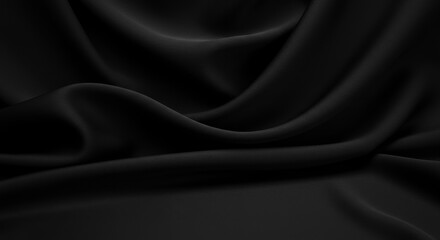 Obraz premium Abstract Background of Black Fabric Texture