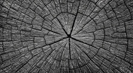 Abstract Background of Monochrome Tree Trunk Texture