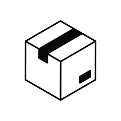 Shipping Box Vector icon