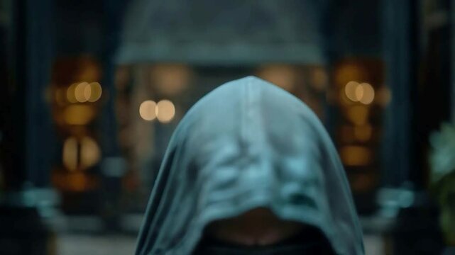 A cybersecurity expert in a dark hoodie and sunglasses is deeply focused on cybersecurity measures.
