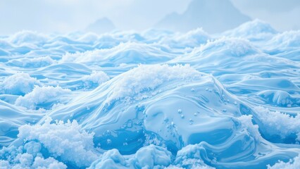 Ocean waves crashing scenic landscape serene blue water nature photography tranquil environment aerial view