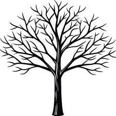tree silhouette vector