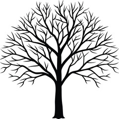 Obraz premium vector tree silhouette