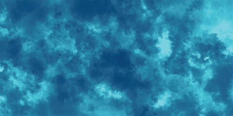 Layers of Clouded Tranquility Floating Through a Sea of Azure Calm

