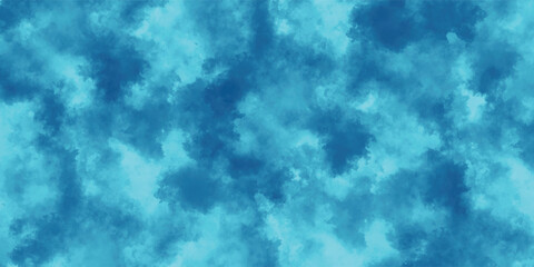 The Silent Drift of Infinite Blue Clouds Across a Dreamlike Horizon

