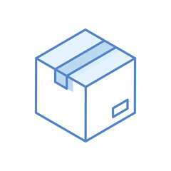 Shipping Box Vector icon