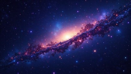 Fototapeta premium Vast, glittering expanse of stars in deep space, perfect for backgrounds , wallpaper, wonder, infinity
