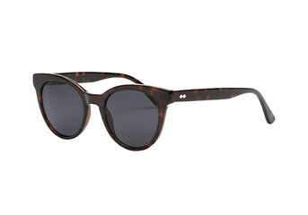 stylish cat eye sunglasses isolated on transparent background Generative Ai.
