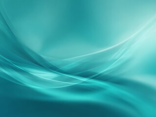 Fototapeta premium Teal abstract background featuring soft motion blur and abstract layering.