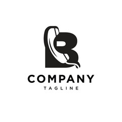 Letter B Phone logo Icon Vector