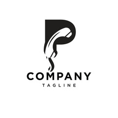 Letter P Phone logo Icon Vector