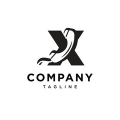 Letter X Phone logo Icon Vector