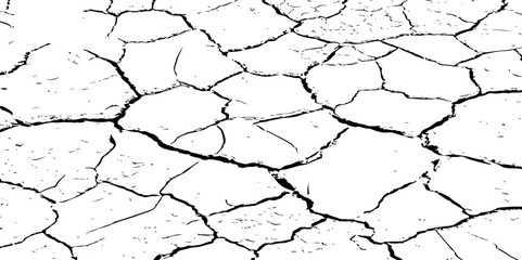  Cracked concrete rock black and white vector background.abstract grunge vector illustration.
Distressed Overlay Texture