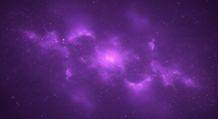Abstract Background Purple Galaxy Nebula in Deep Space
