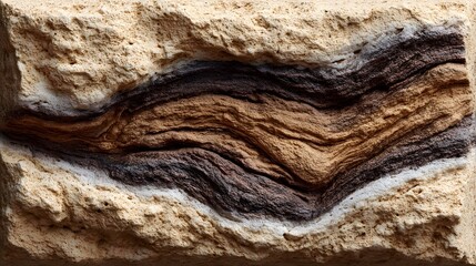 Natural marble sheet in beige with organic swirls, highlighting natural imperfections and patterns