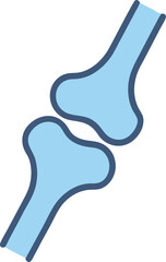 human joint thin line icon