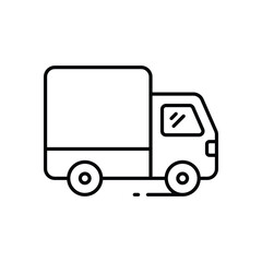 Delivery Truck Vector icon