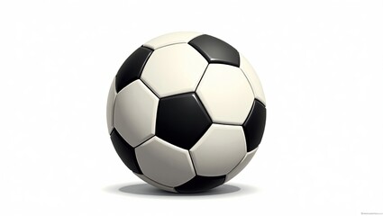Fototapeta premium soccer ball isolated on white
