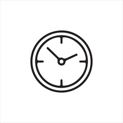 wall clock vector illustration