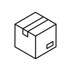 Shipping Box Vector icon