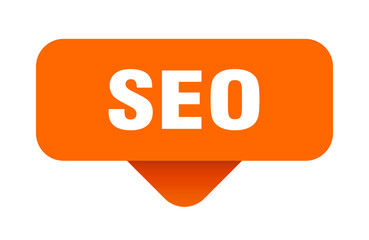 seo sticker. seo sign on transparent background