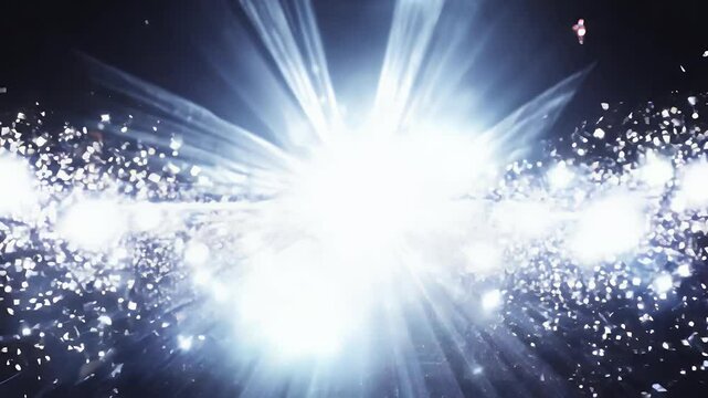 strobe light in the style of press chaos during