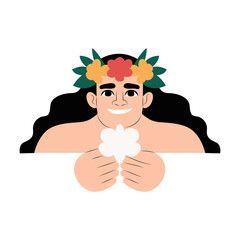 Hapi god peeking, God of the