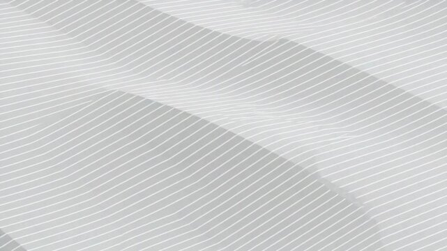 Clean white abstract surface with flowing parallel lines background