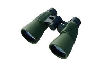Green binoculars product photography