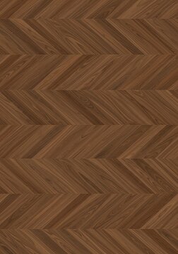 Brown Wood Herringbone Pattern