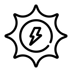 sun Line Icon