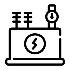 transformer Line Icon