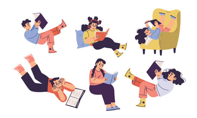 Cozy Reading Moments Fully Embracing the Joy That Comes from Engaging with Books